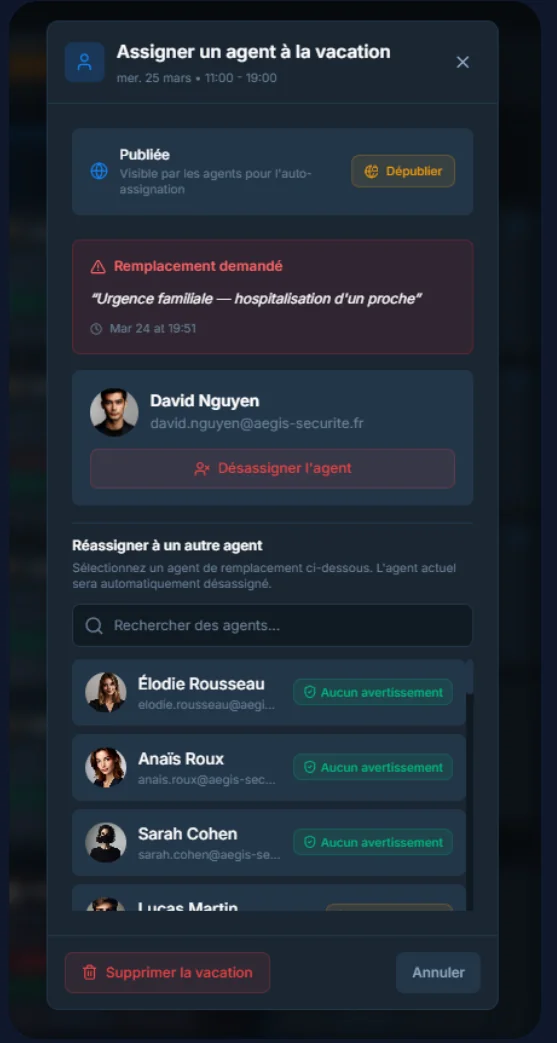 Bouclier Anti No‑Show H‑1